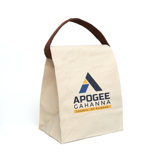 Apogee Gahanna Canvas Lunch Bag with Strap — Insulated Reusable Tote