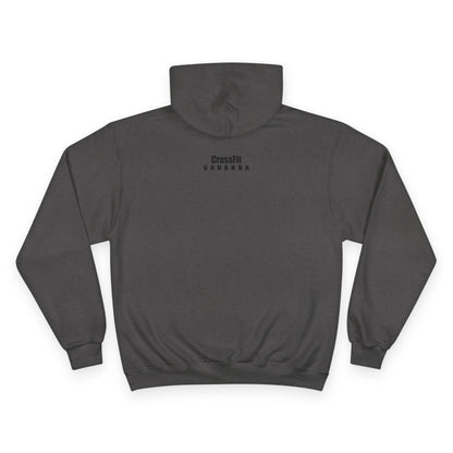 CrossFit Gahanna Champion Hoodie — White Gym Pullover with Ohio Logo