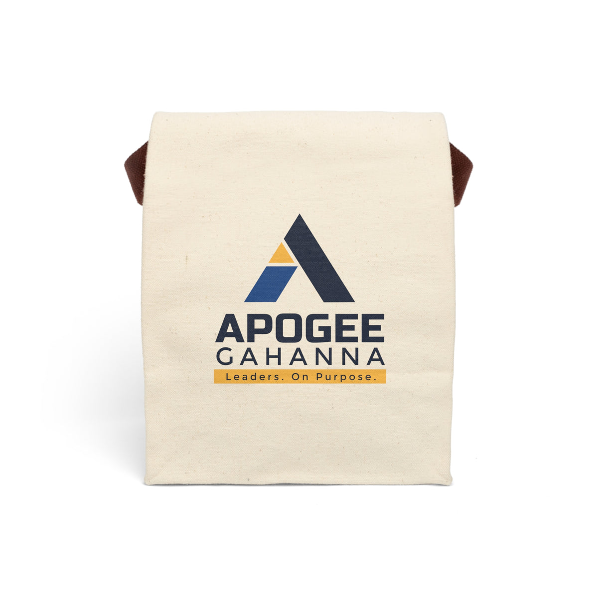 Apogee Gahanna Canvas Lunch Bag with Strap — Insulated Reusable Tote