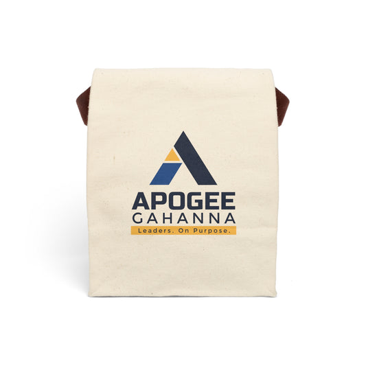 Apogee Gahanna Canvas Lunch Bag with Strap — Insulated Reusable Tote