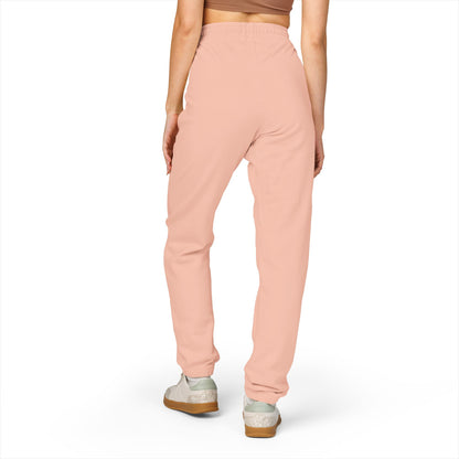 Garment-Dyed Fleece Sweatpants – Minimal Logo Joggers