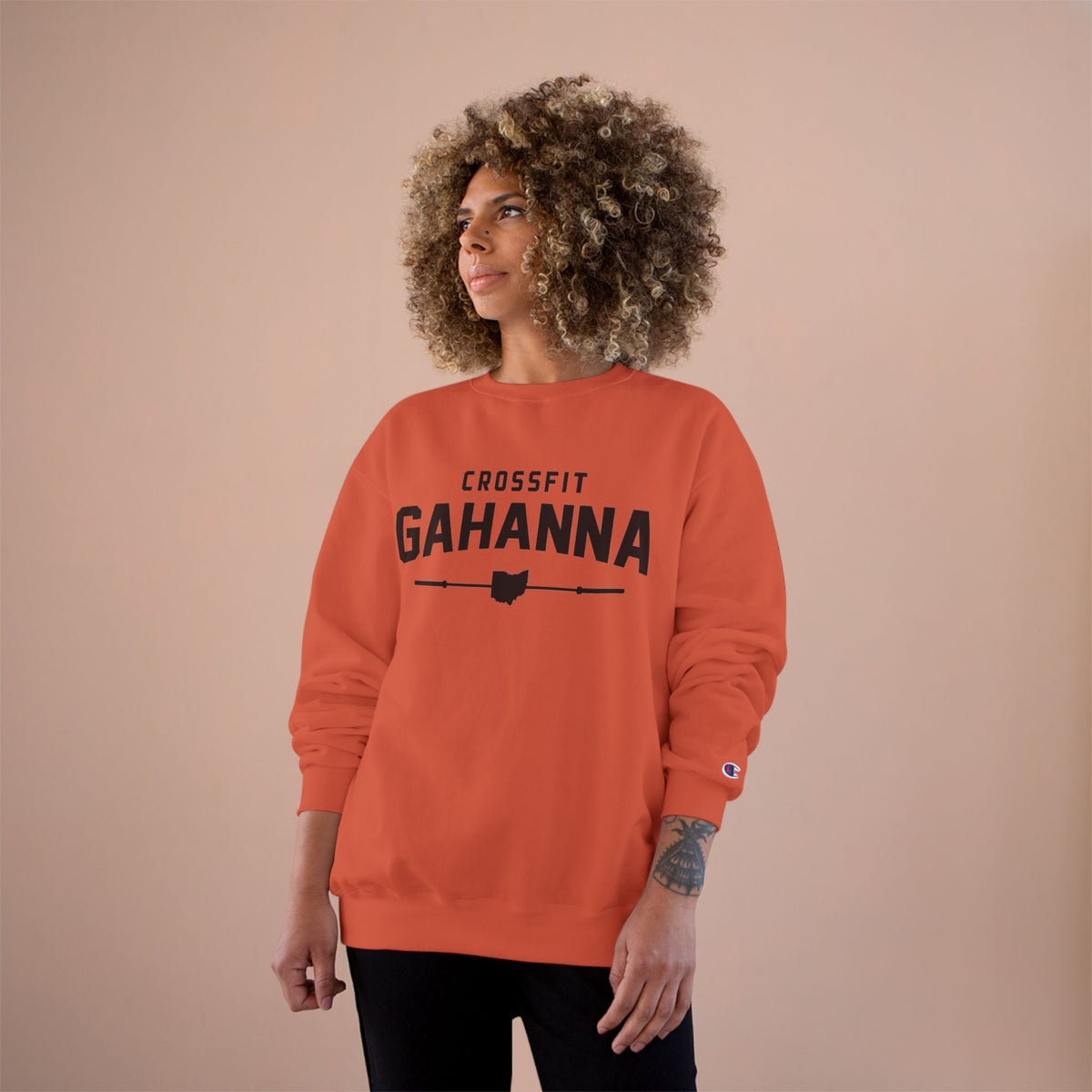 CrossFit Gahanna Sweatshirt — Champion Crewneck for Gym & Activewear