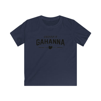 Kids CrossFit Gahanna T-Shirt - Youth Gym Tee with Ohio Heartbarbell Design