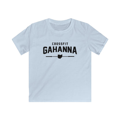 Kids CrossFit Gahanna T-Shirt - Youth Gym Tee with Ohio Heartbarbell Design