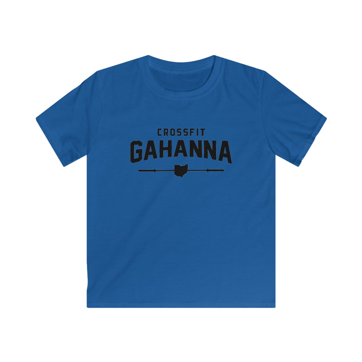 Kids CrossFit Gahanna T-Shirt - Youth Gym Tee with Ohio Heartbarbell Design