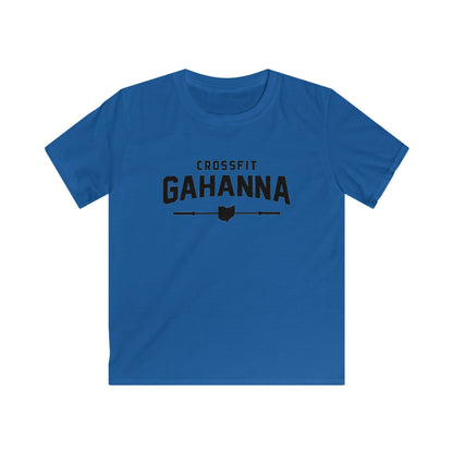 Kids CrossFit Gahanna T-Shirt - Youth Gym Tee with Ohio Heartbarbell Design