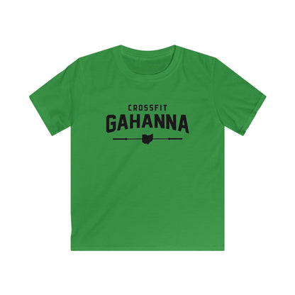 Kids CrossFit Gahanna T-Shirt - Youth Gym Tee with Ohio Heartbarbell Design