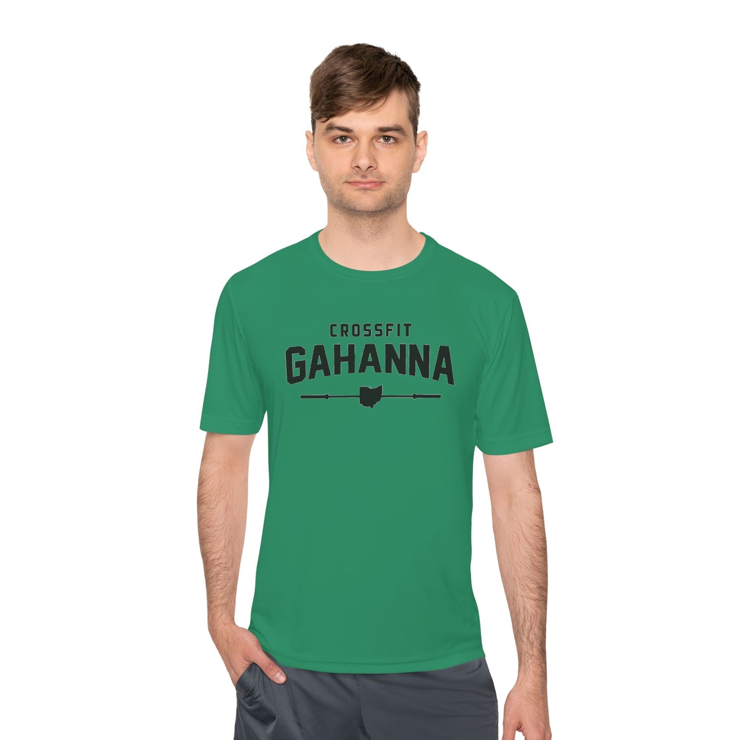 CrossFit Gahanna Moisture-Wicking Tee — Ohio Barbell Graphic
