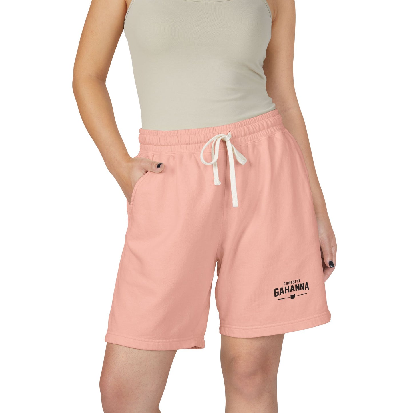 Lightweight Fleece Sweat Shorts – Garment-Dyed Casual Lounge Shorts