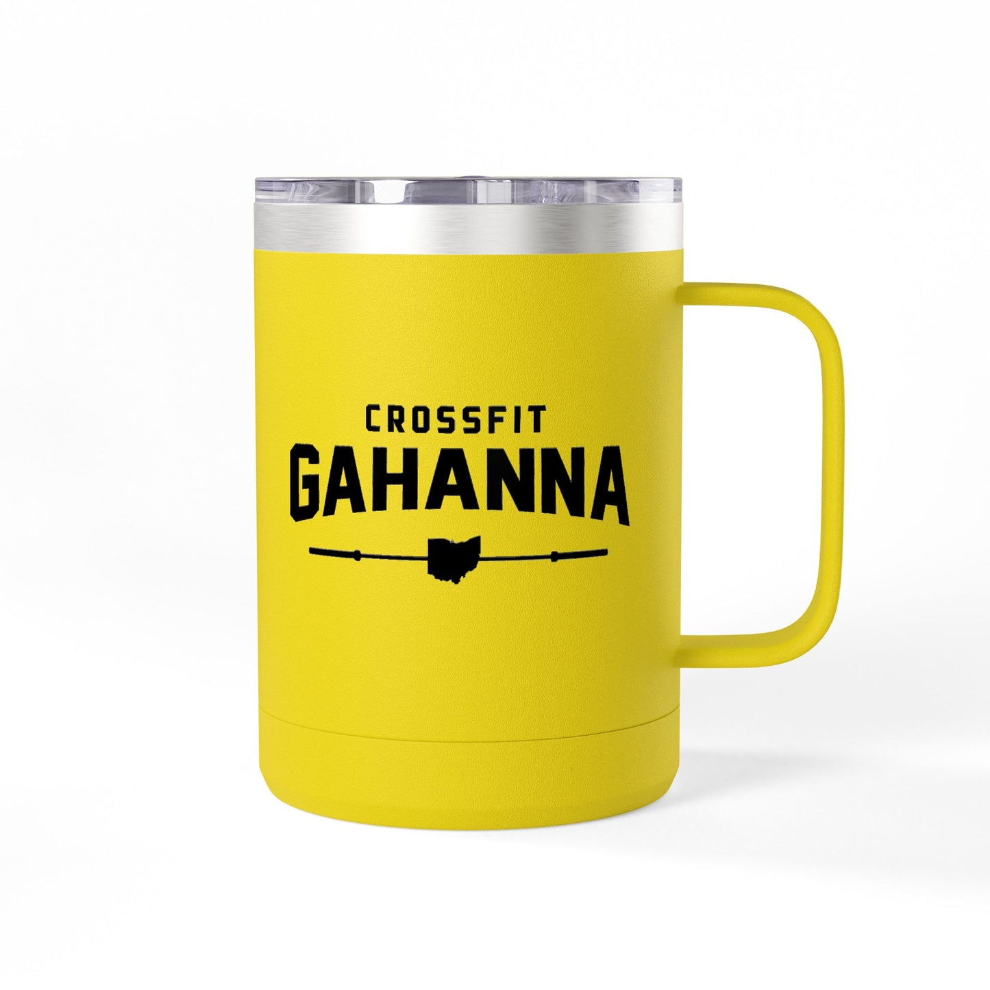 MugProduct type: MugVibe & audience: Bold, athletic, gym-focused—appeals to CrossFitters or members of a local CrossFit box (Gahanna). [...]
