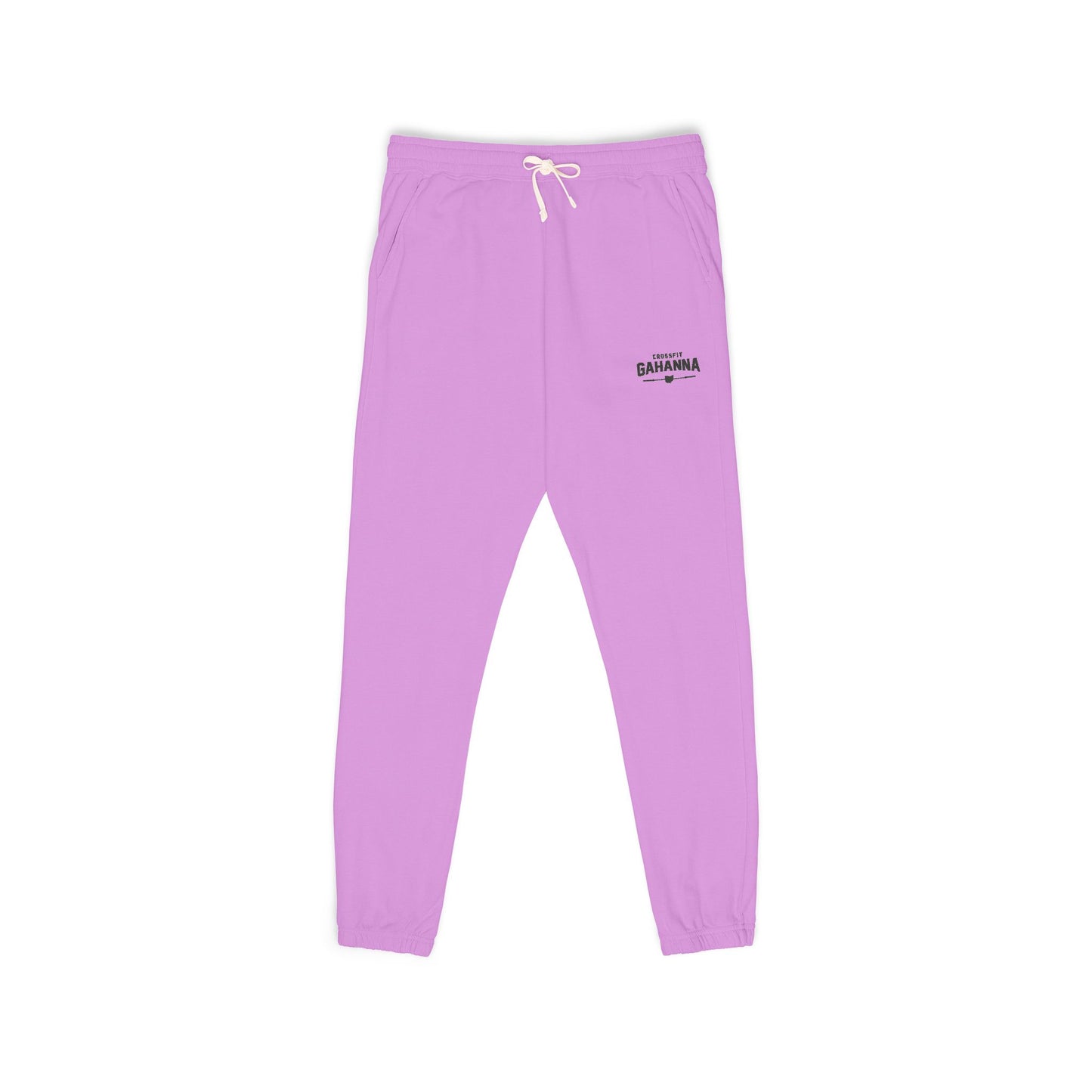 Garment-Dyed Fleece Sweatpants – Minimal Logo Joggers