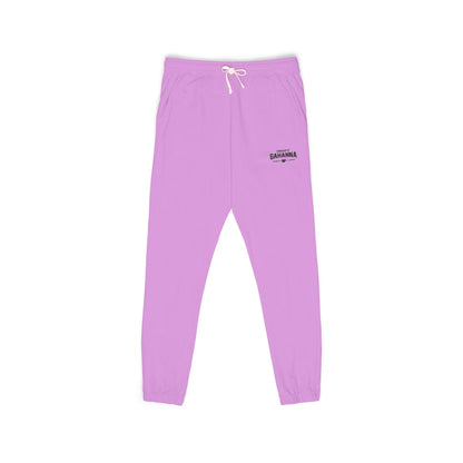 Garment-Dyed Fleece Sweatpants – Minimal Logo Joggers