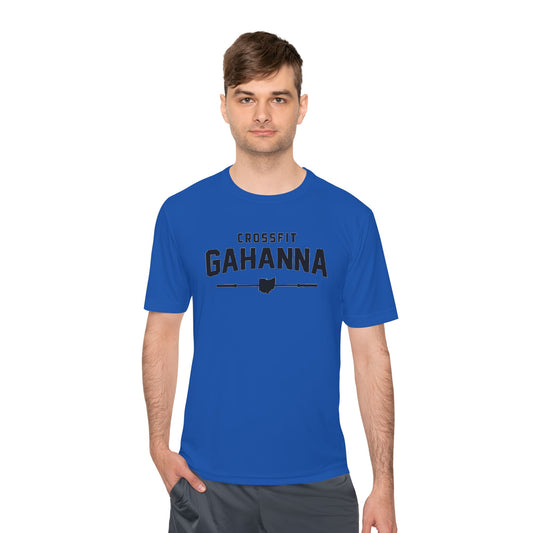 CrossFit Gahanna Moisture-Wicking Tee — Ohio Barbell Graphic