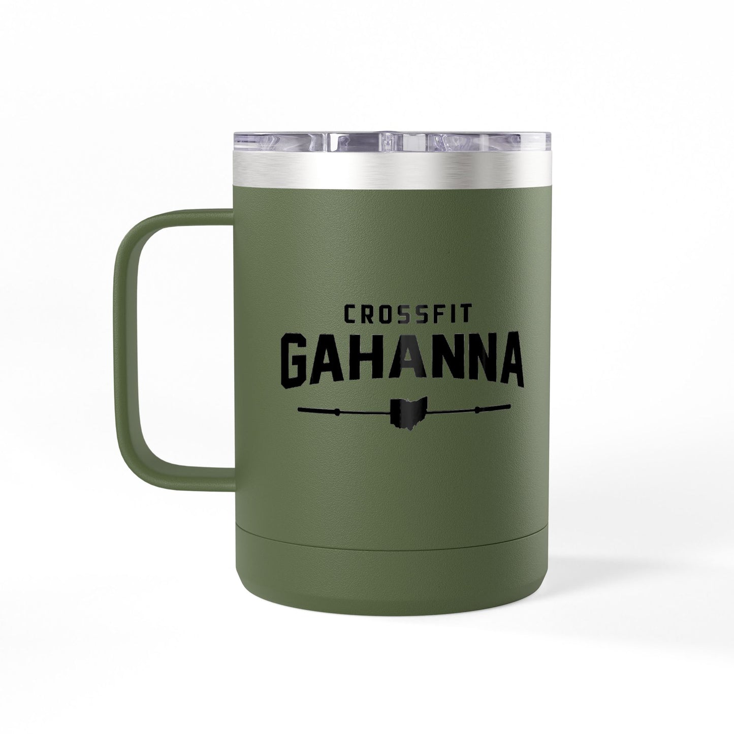 MugProduct type: MugVibe & audience: Bold, athletic, gym-focused—appeals to CrossFitters or members of a local CrossFit box (Gahanna). [...]