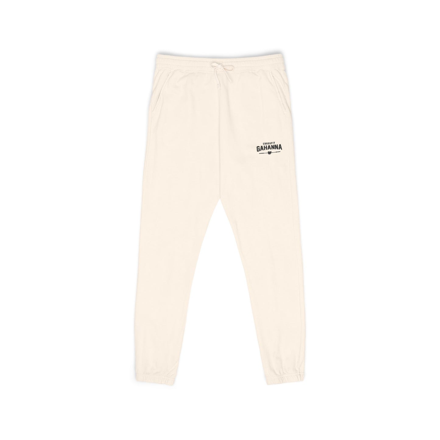 Garment-Dyed Fleece Sweatpants – Minimal Logo Joggers