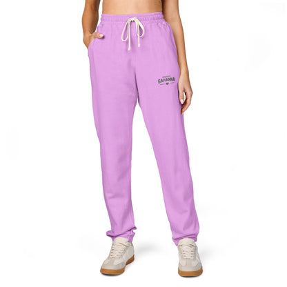 Garment-Dyed Fleece Sweatpants – Minimal Logo Joggers