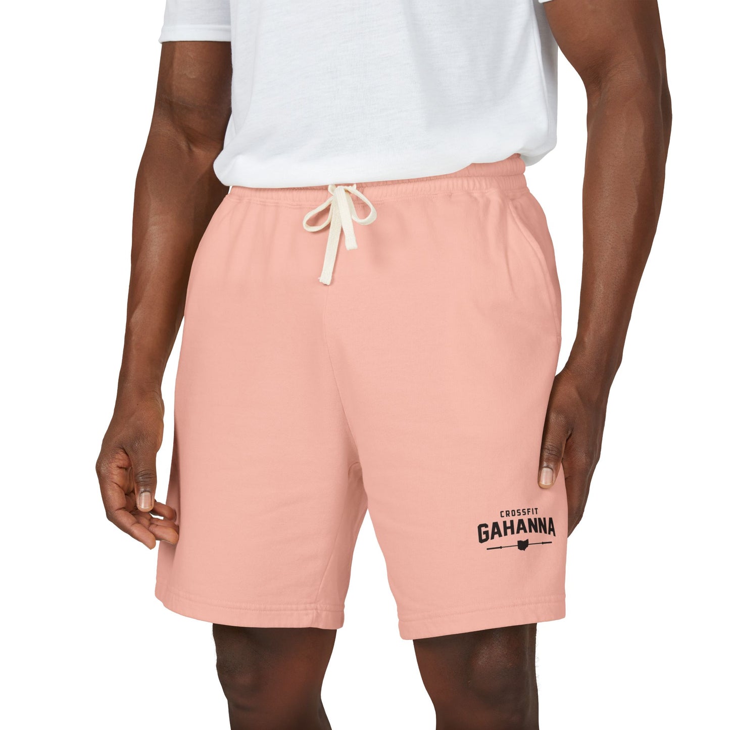 Lightweight Fleece Sweat Shorts – Garment-Dyed Casual Lounge Shorts