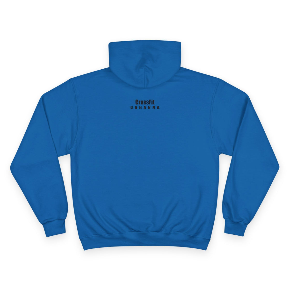 CrossFit Gahanna Champion Hoodie — White Gym Pullover with Ohio Logo