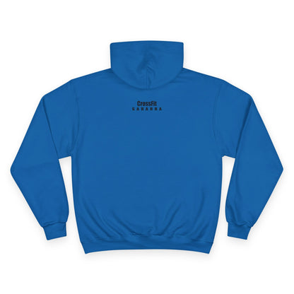 CrossFit Gahanna Champion Hoodie — White Gym Pullover with Ohio Logo