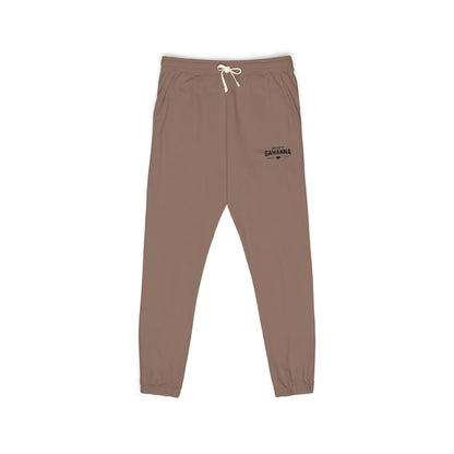Garment-Dyed Fleece Sweatpants – Minimal Logo Joggers