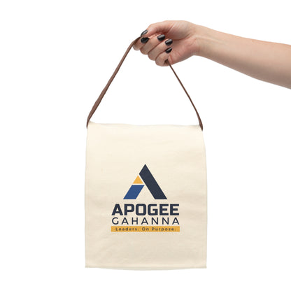 Apogee Gahanna Canvas Lunch Bag with Strap — Insulated Reusable Tote