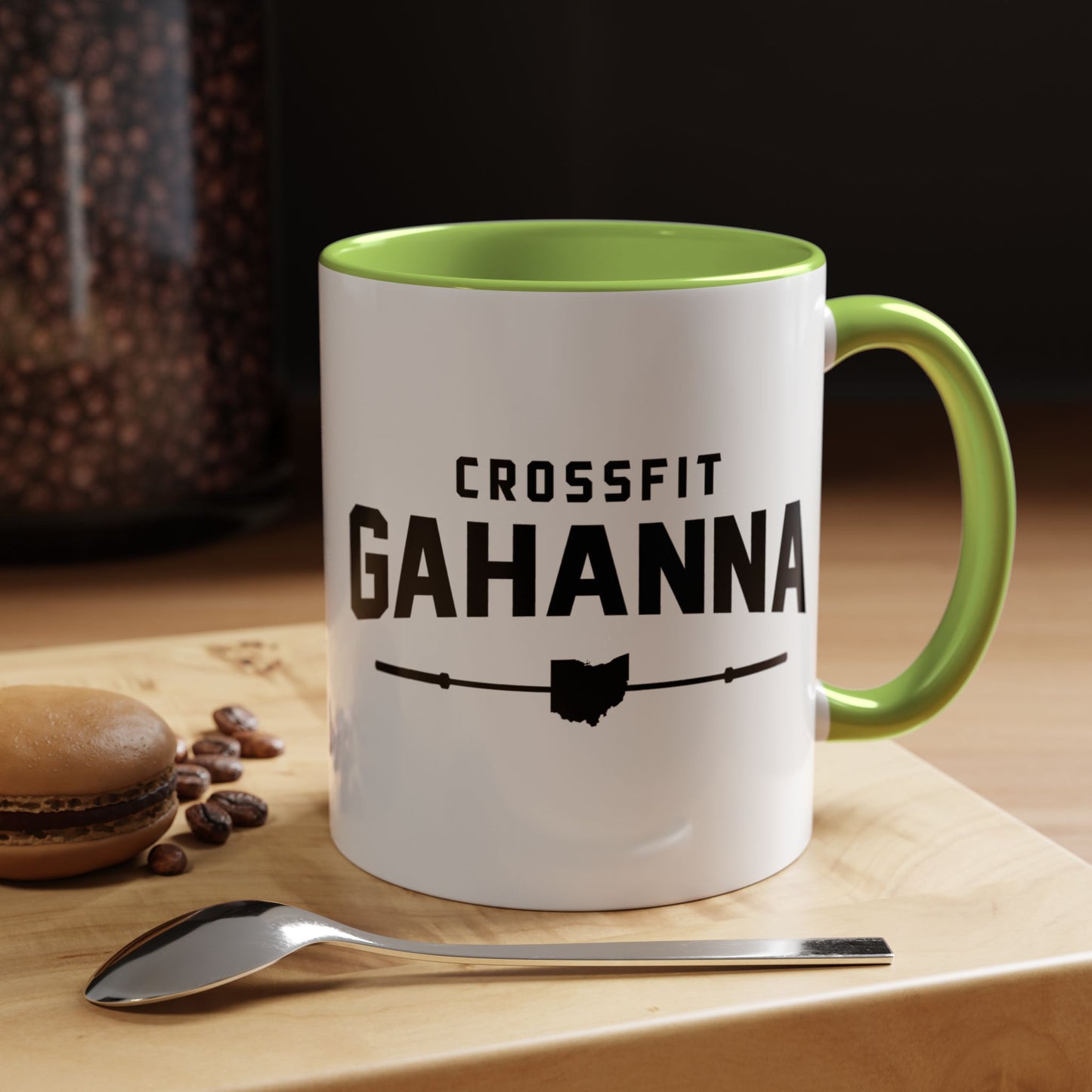 CrossFit Gahanna Accent Coffee Mug – Ohio Fitness Gym Gift (11/15oz)