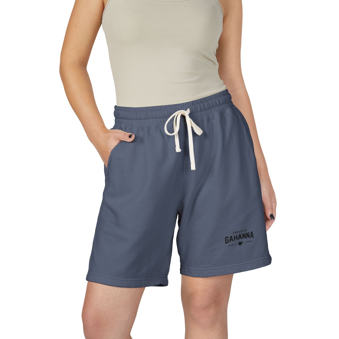 Lightweight Fleece Sweat Shorts – Garment-Dyed Casual Lounge Shorts