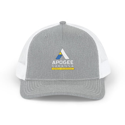 Apogee Gahanna Embroidered Trucker Cap — Snapback Mesh Hat