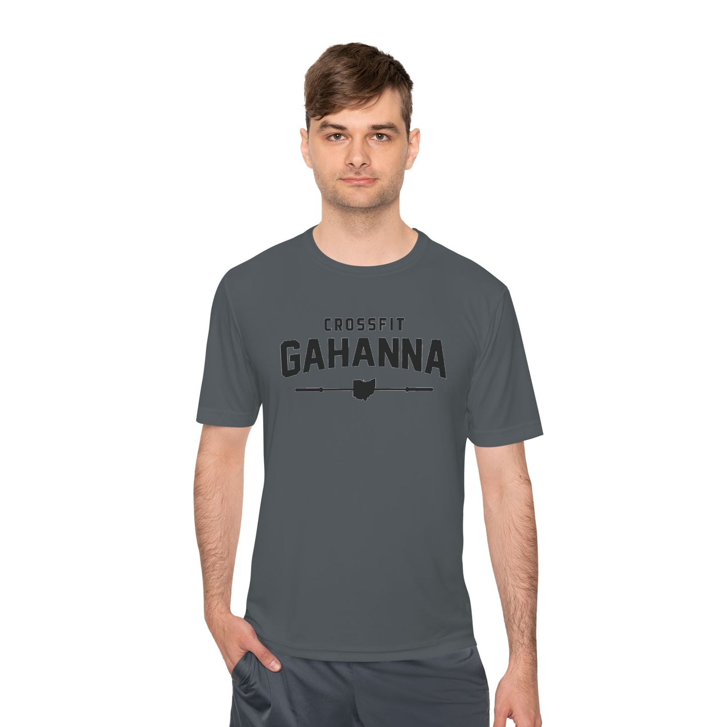 CrossFit Gahanna Moisture-Wicking Tee — Ohio Barbell Graphic