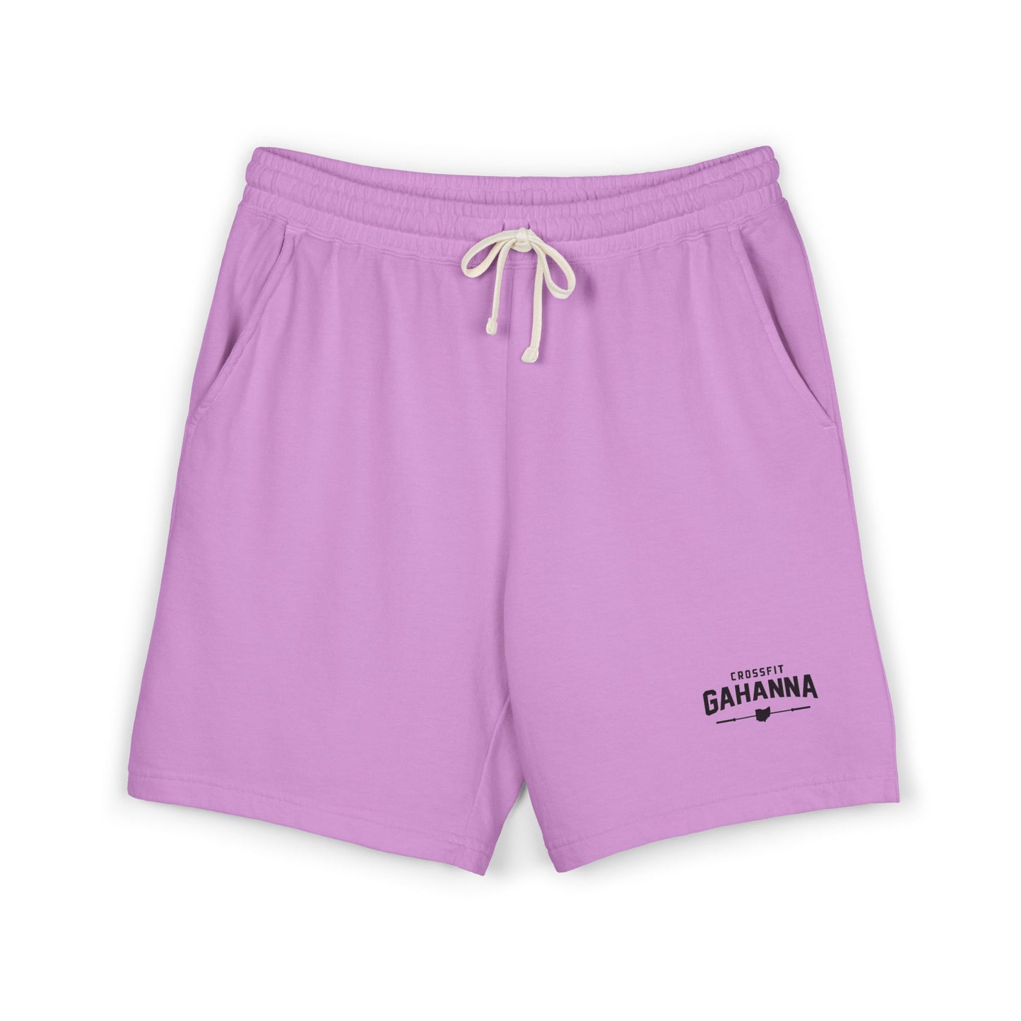 Lightweight Fleece Sweat Shorts – Garment-Dyed Casual Lounge Shorts