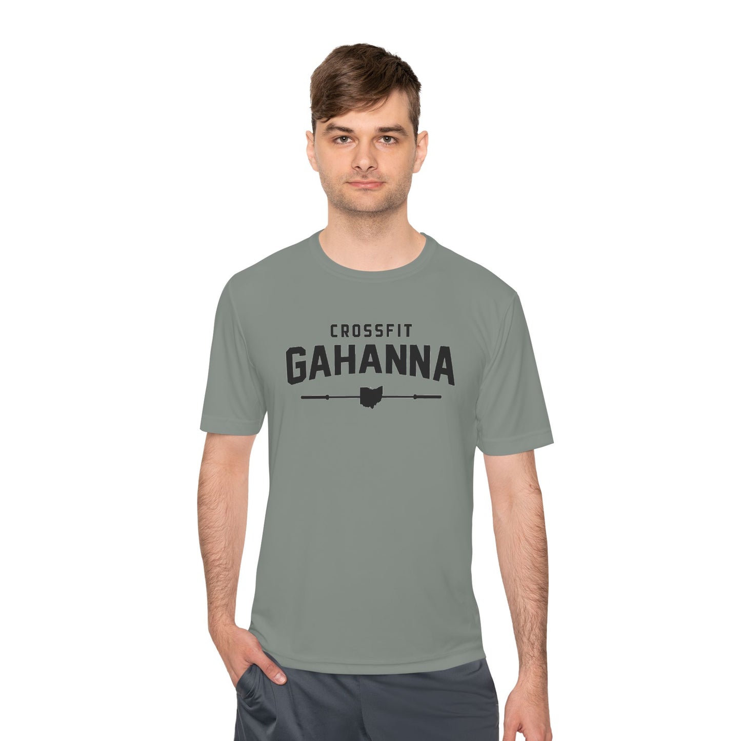 CrossFit Gahanna Moisture-Wicking Tee — Ohio Barbell Graphic