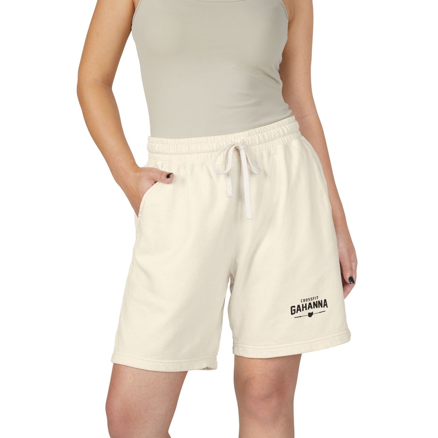 Lightweight Fleece Sweat Shorts – Garment-Dyed Casual Lounge Shorts