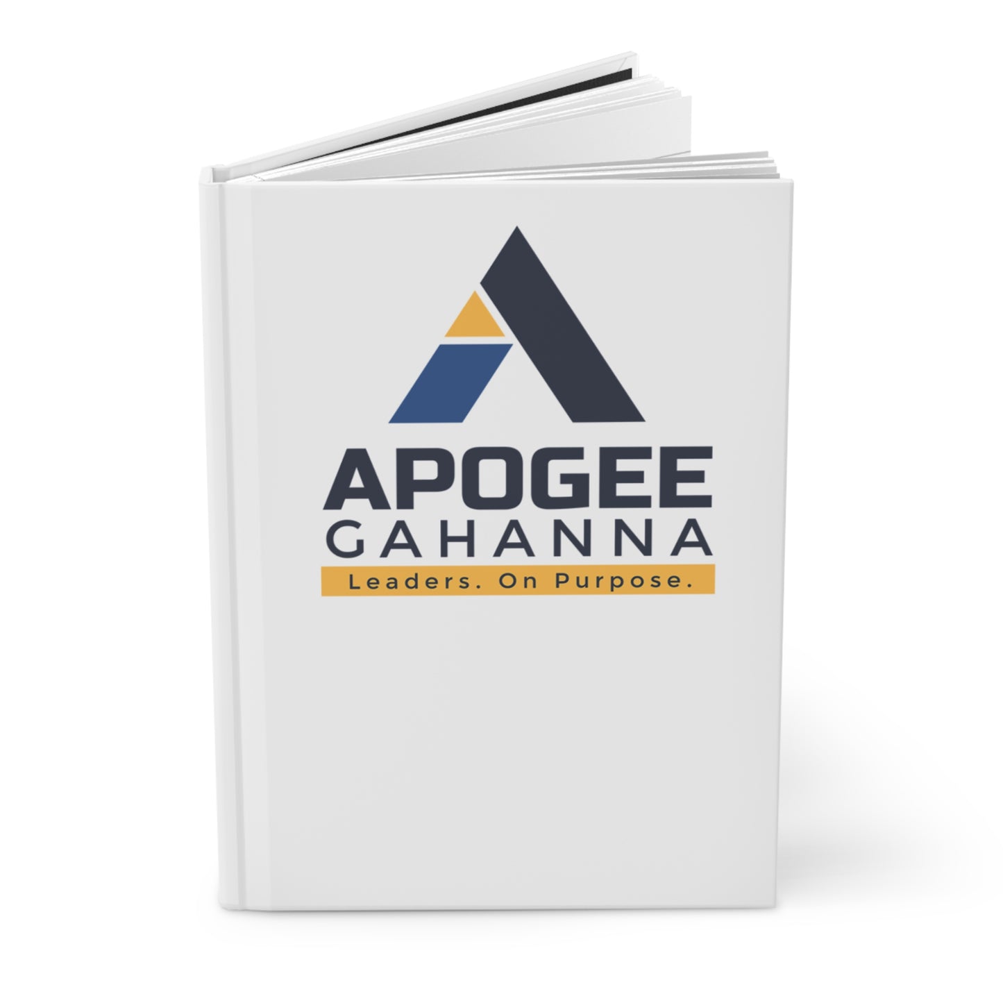 Apogee Gahanna Hardcover Journal — "Leaders. On Purpose." Matte Notebook