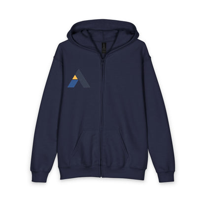 Apogee Cahanna Youth Zip Hoodie — 'Leaders. On Purpose.' Logo Pullover