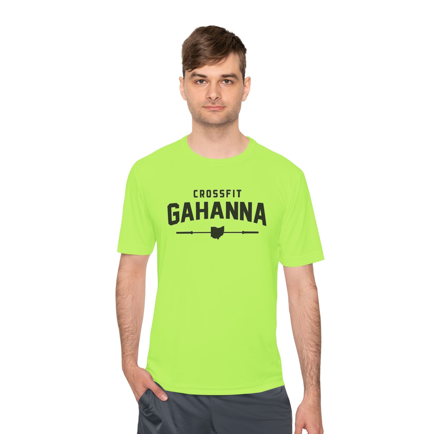 CrossFit Gahanna Moisture-Wicking Tee — Ohio Barbell Graphic