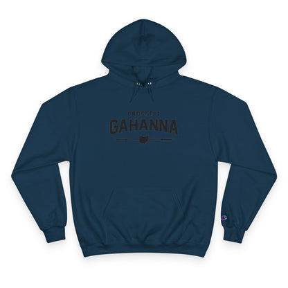 CrossFit Gahanna Champion Hoodie — White Gym Pullover with Ohio Logo