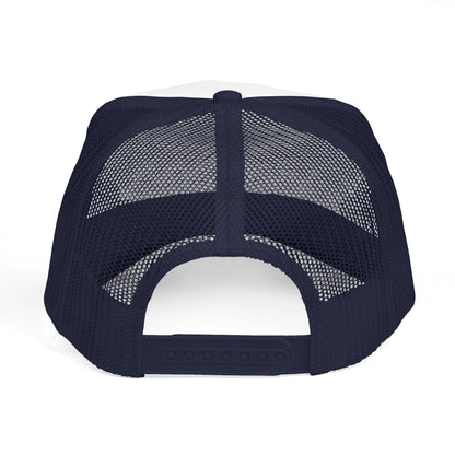 CrossFit Gahanna Trucker Cap — Mesh Fitness Hat with Barbell & Ohio Heart Logo