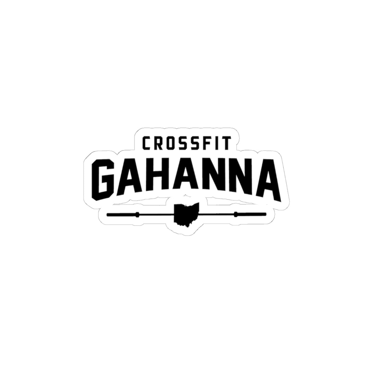 CrossFit Gahanna Sticker — Fitness Gym Logo Kiss-Cut Decal