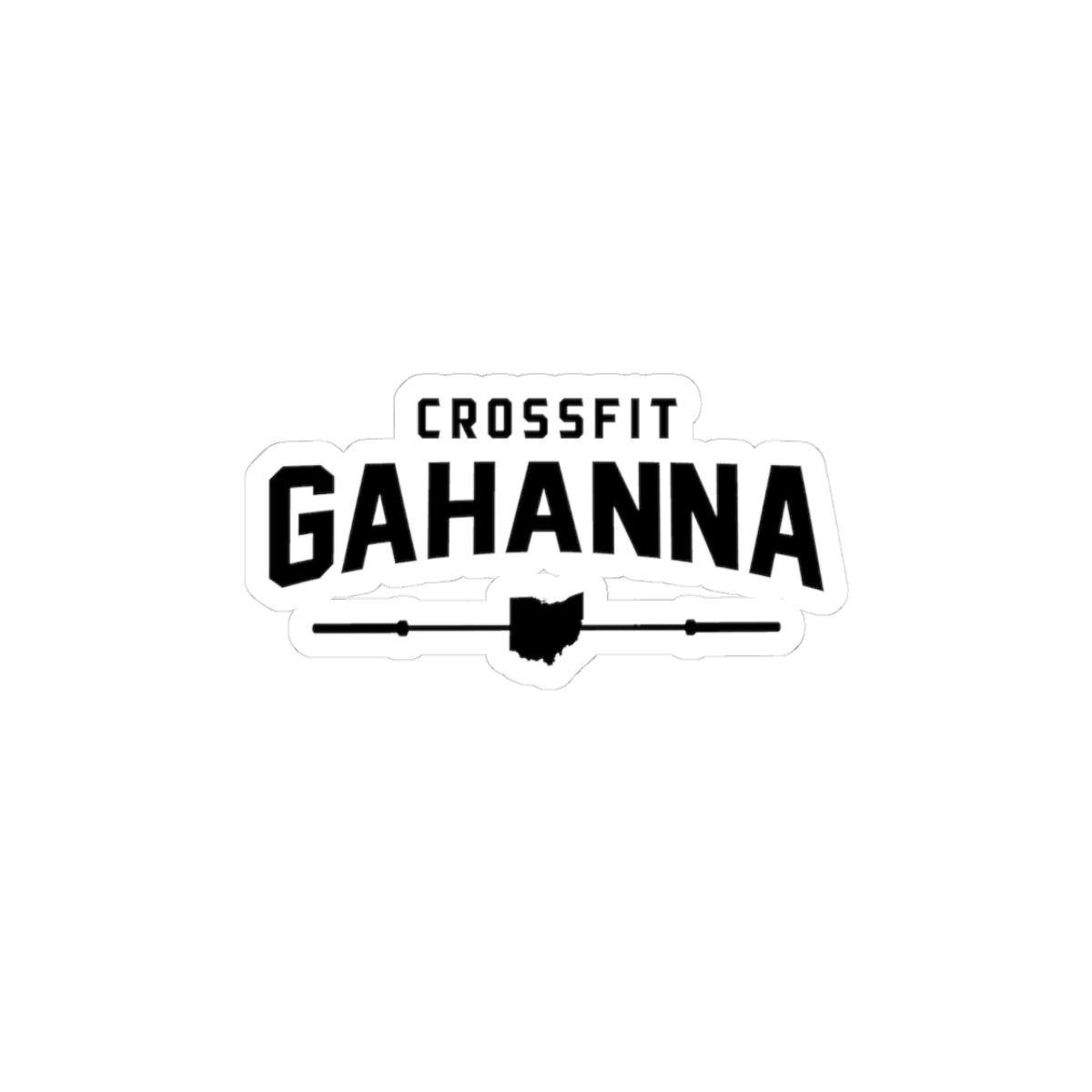 CrossFit Gahanna Sticker — Fitness Gym Logo Kiss-Cut Decal
