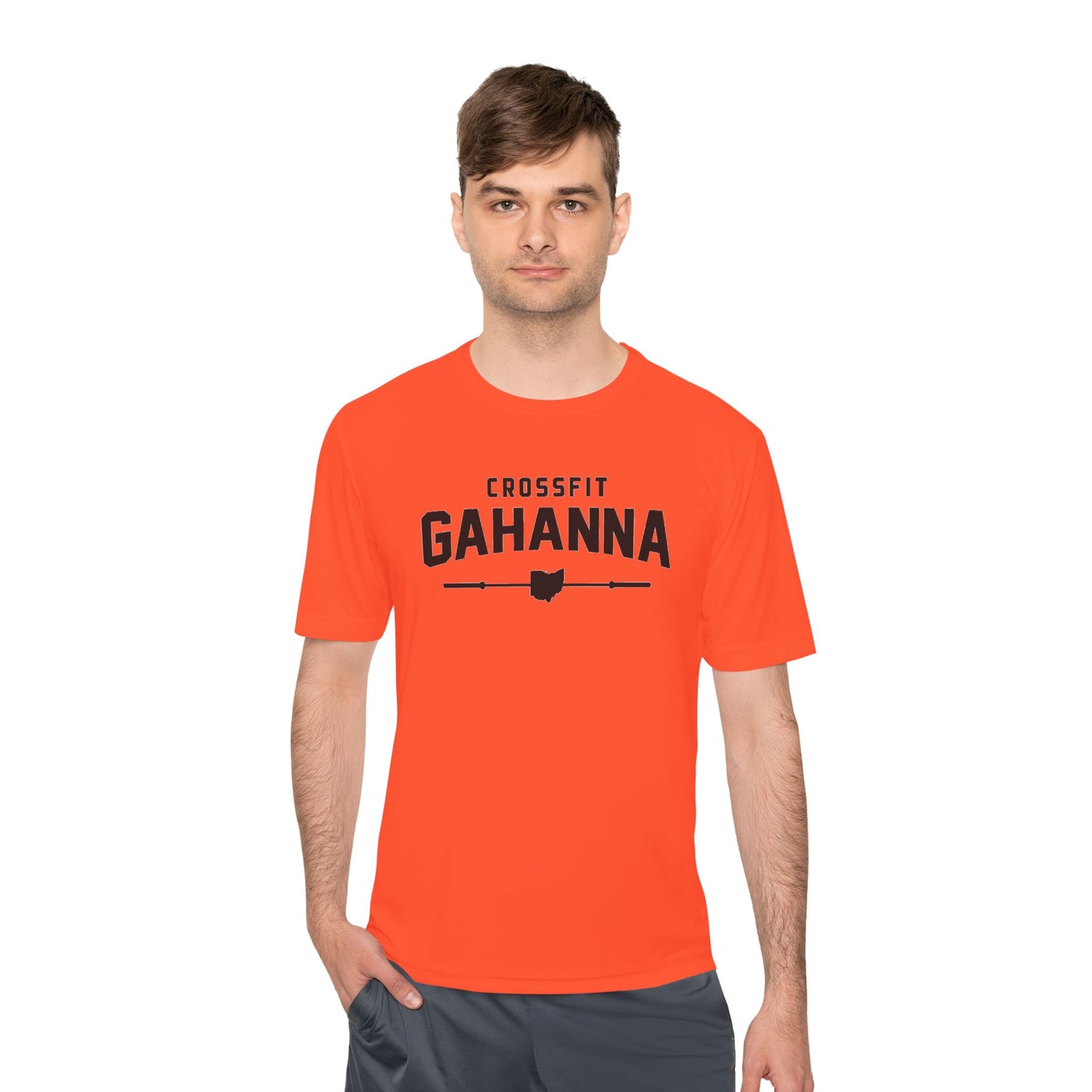 CrossFit Gahanna Moisture-Wicking Tee — Ohio Barbell Graphic