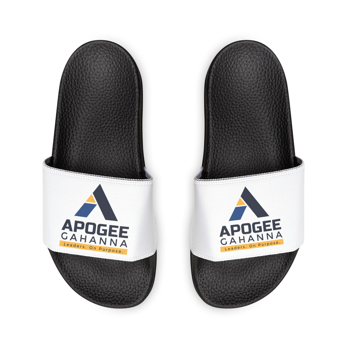 Youth Logo Slide Sandals — Removable Strap Casual Pool Slides
