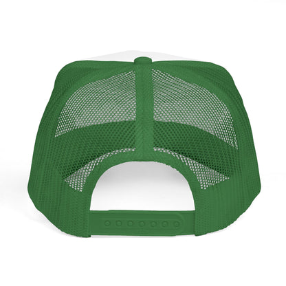 CrossFit Gahanna Trucker Cap — Mesh Fitness Hat with Barbell & Ohio Heart Logo