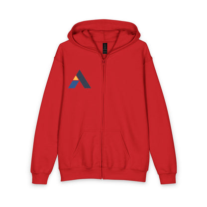 Apogee Cahanna Youth Zip Hoodie — 'Leaders. On Purpose.' Logo Pullover