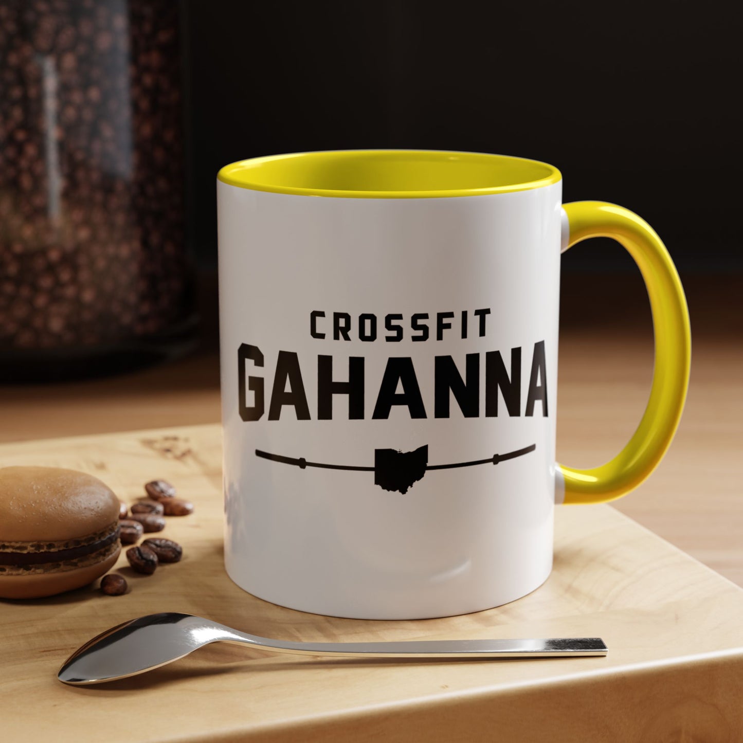 CrossFit Gahanna Accent Coffee Mug – Ohio Fitness Gym Gift (11/15oz)