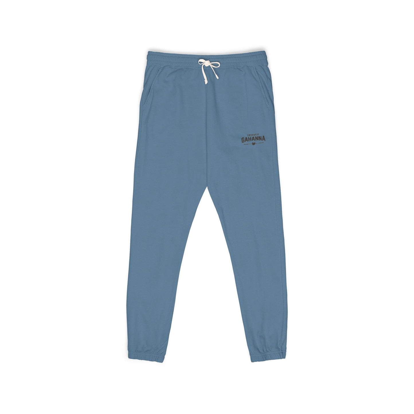 Garment-Dyed Fleece Sweatpants – Minimal Logo Joggers