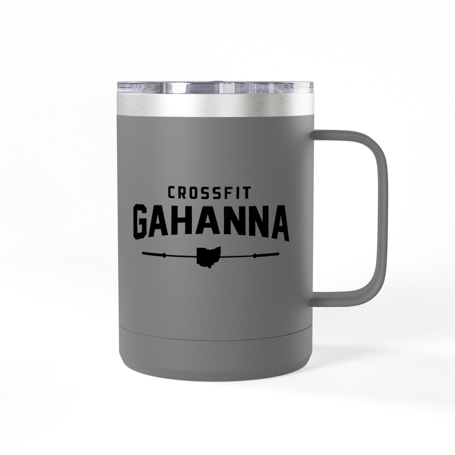 MugProduct type: MugVibe & audience: Bold, athletic, gym-focused—appeals to CrossFitters or members of a local CrossFit box (Gahanna). [...]