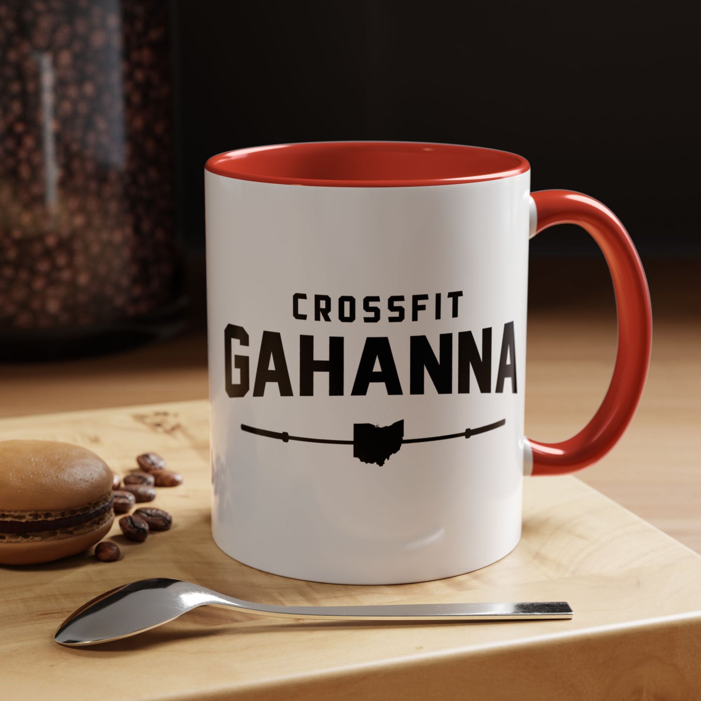CrossFit Gahanna Accent Coffee Mug – Ohio Fitness Gym Gift (11/15oz)