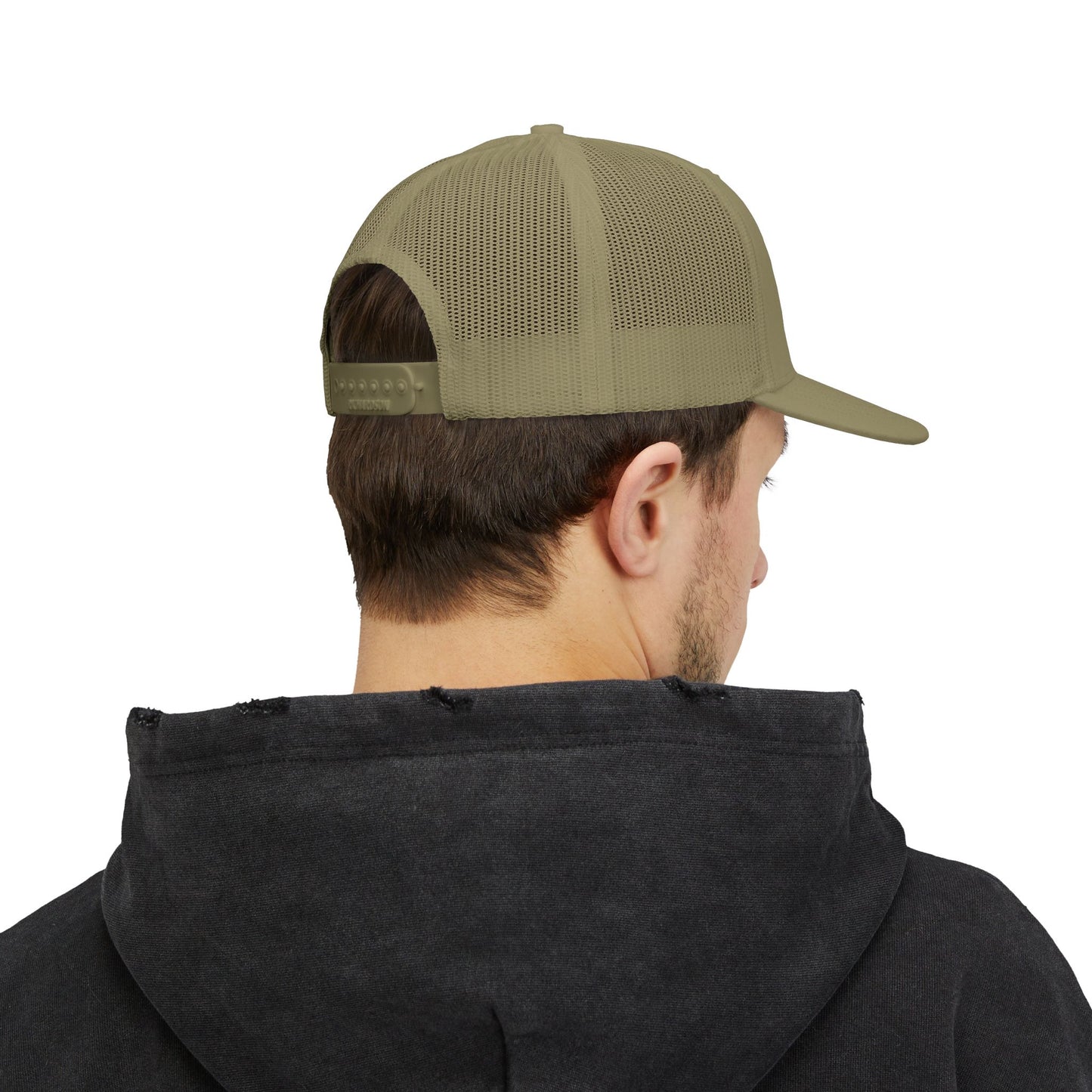 Apogee Gahanna Embroidered Trucker Cap — Snapback Mesh Hat