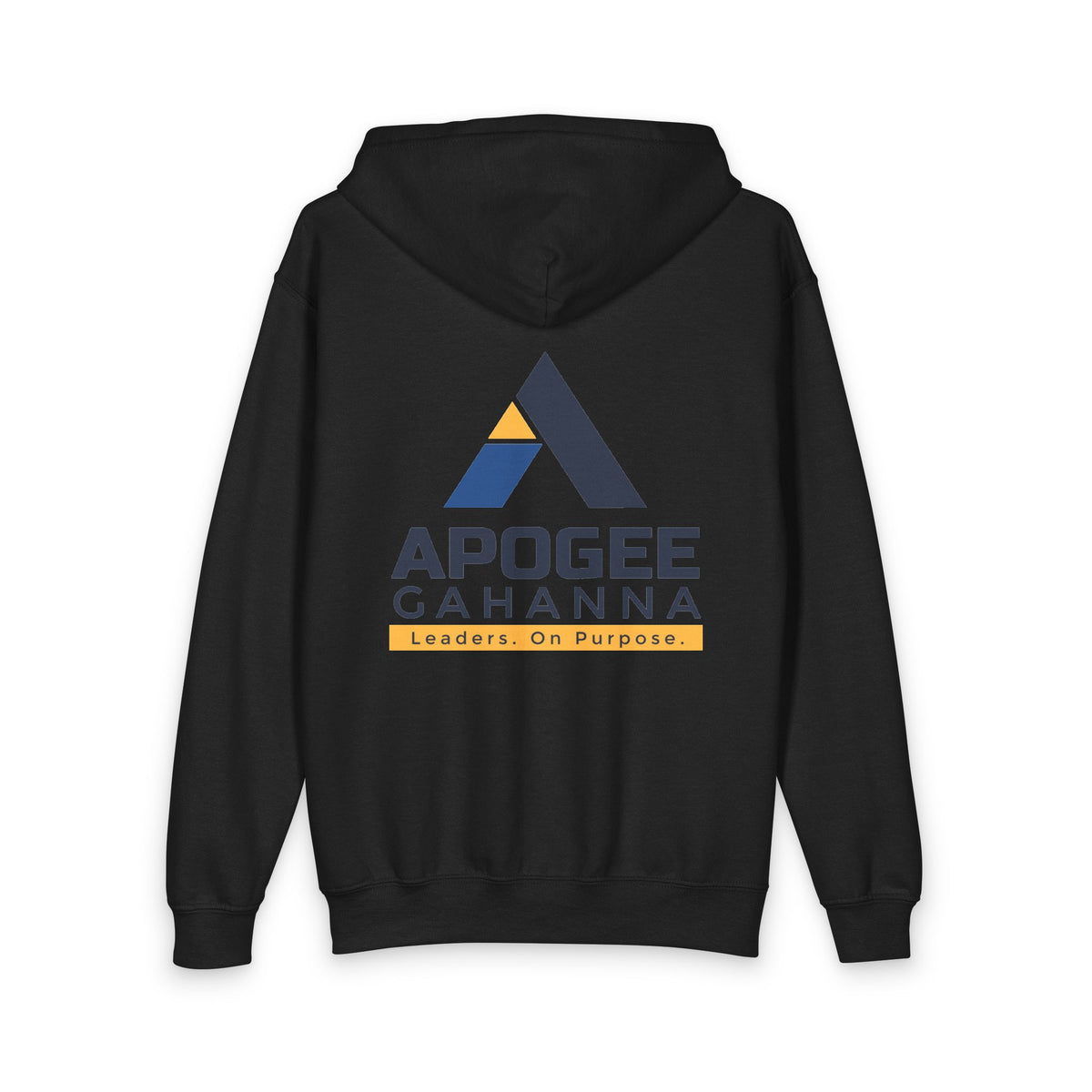 Apogee Cahanna Youth Zip Hoodie — 'Leaders. On Purpose.' Logo Pullover