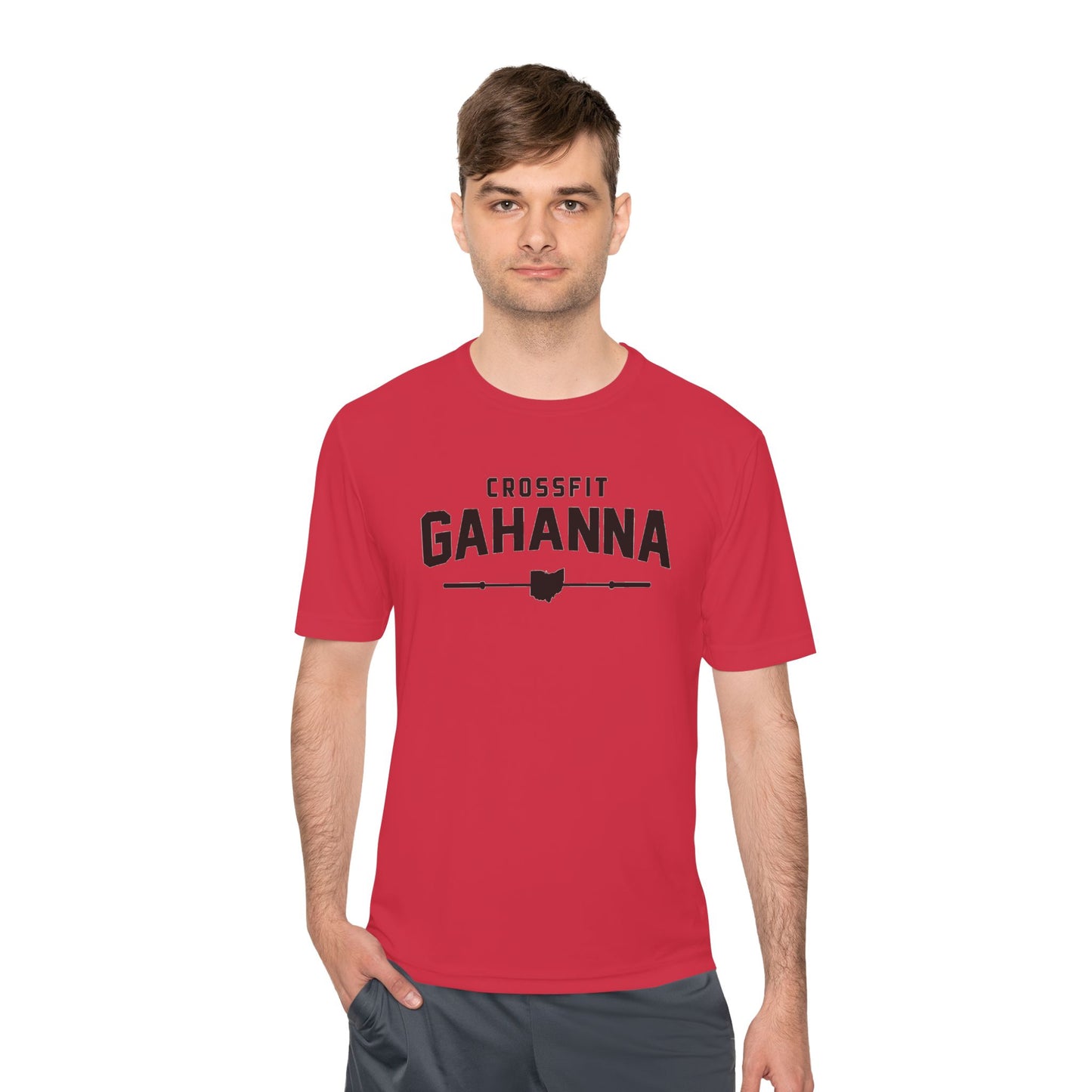 CrossFit Gahanna Moisture-Wicking Tee — Ohio Barbell Graphic